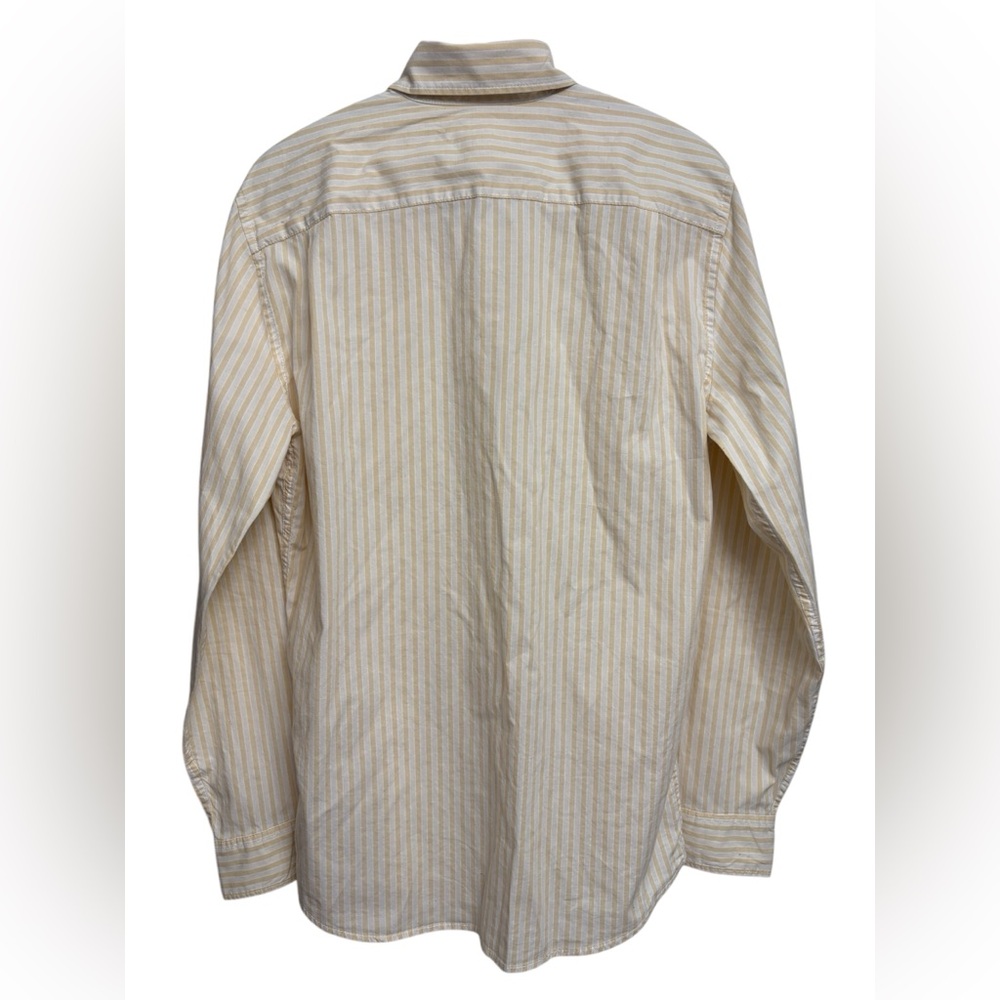 GAP Slim Fit Stretch Poplin Striped Shirt Size M - Picture 3 of 5